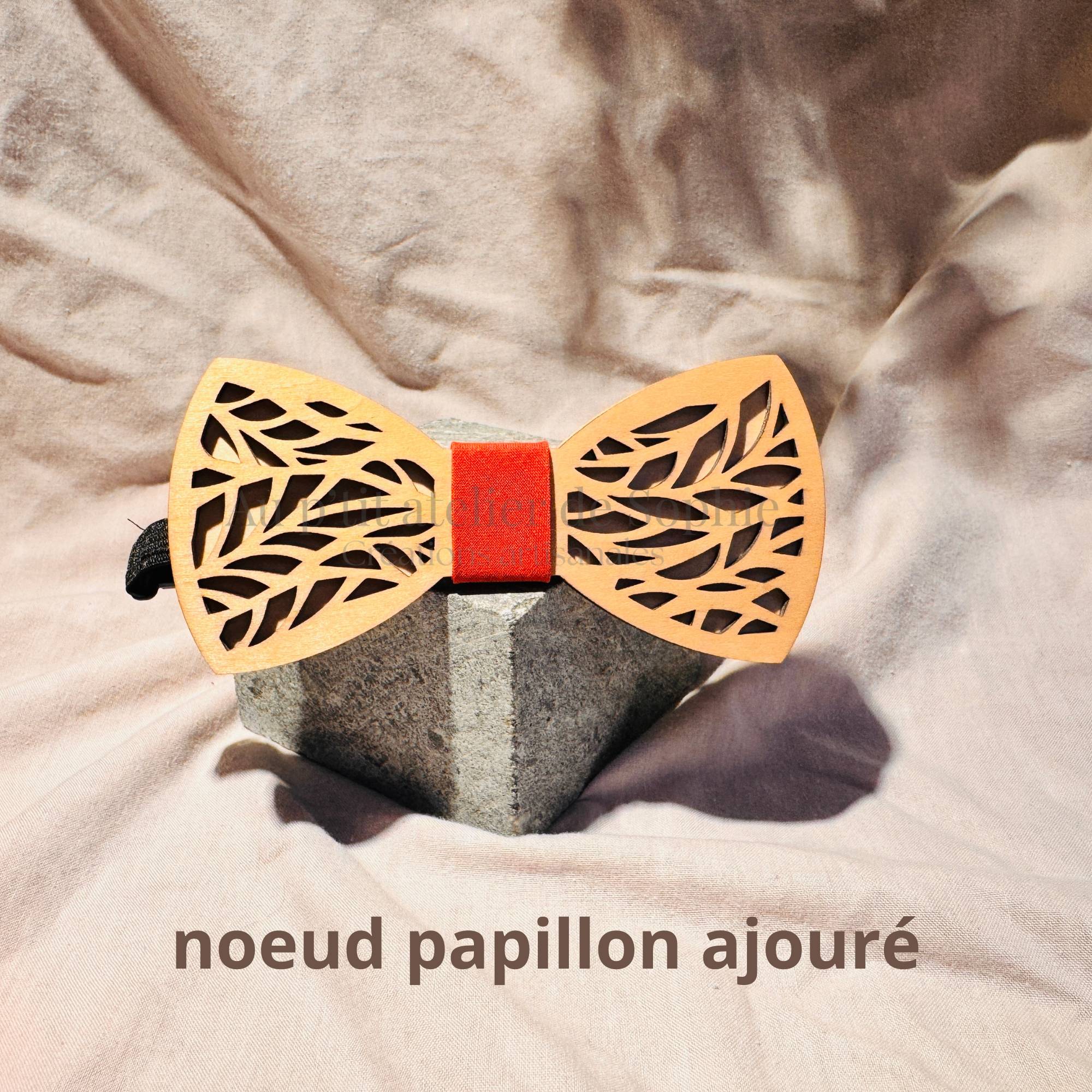 Nœud papillon en bois – Image 5